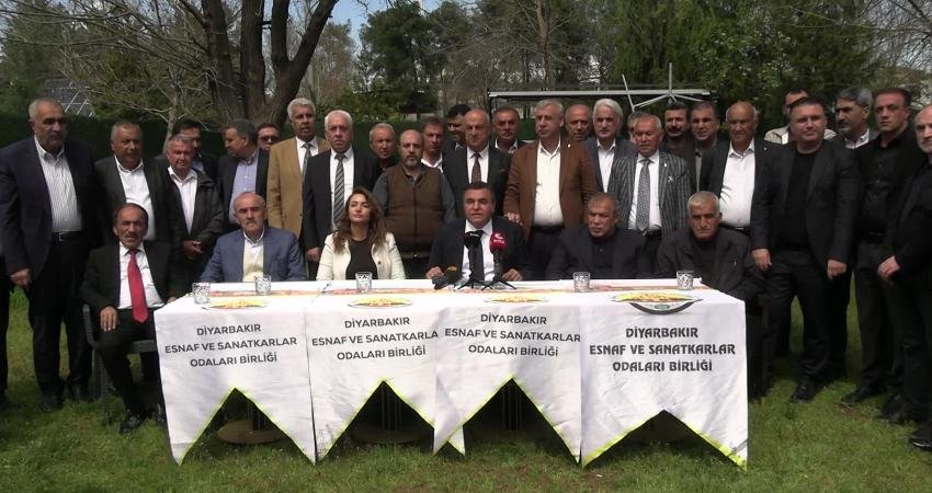 Diyarbakır Esnaf ve Sanatkarlar Odaları Birliği (DESOB) Başkanı Alican Ebedinoğlu,