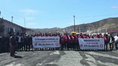 DİSK’e bağlı Dev Maden-Sen, Bingöl’ün Genç ilçesinde faaliyet gösteren Dimin