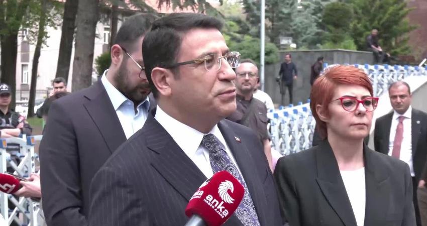 DEVA Partisi Ankara Milletvekili İdris Şahin, Ankara Kurtuluş Parkı'nda eylem yapan Doruk Madencilik