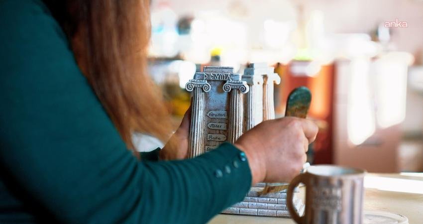 Didim Belediyesi Seramik Atölyesi’nde üretilen eserler, kentin tarihinden ve kültürel