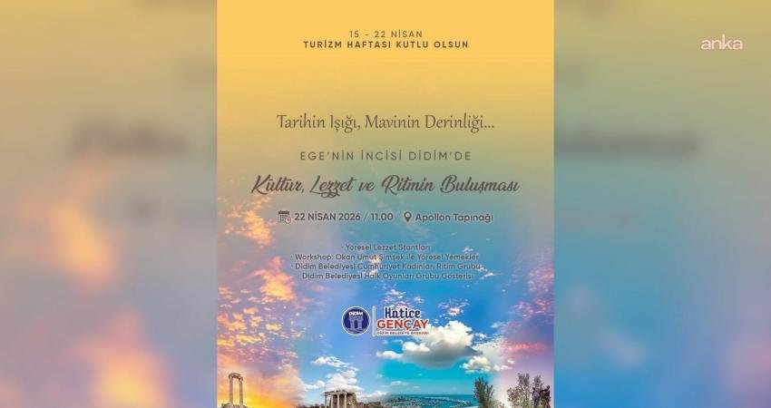 Ege’nin önemli turizm merkezlerinden Didim’de, Turizm Haftası kapsamında Didim Belediyesi
