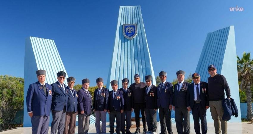 Didim Belediyesi öncülüğünde gerçekleştirilen program kapsamında kentte yaşayan Kıbrıs gazileri, 52