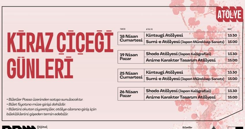 Dijital Deneyim Merkezi’nde “Kiraz Çiçeği Günleri” başlıyor Türkiye’nin ilk tam kapsamlı Dijital Deneyim Merkezi, Nisan ayında ziyaretçilerini