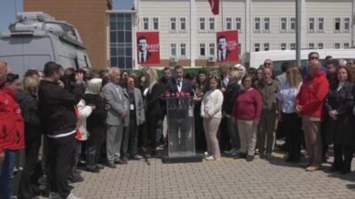 Silivri'de konuşan Dilek Kaya İmamoğlu, “405 gündür ağır, çok ağır