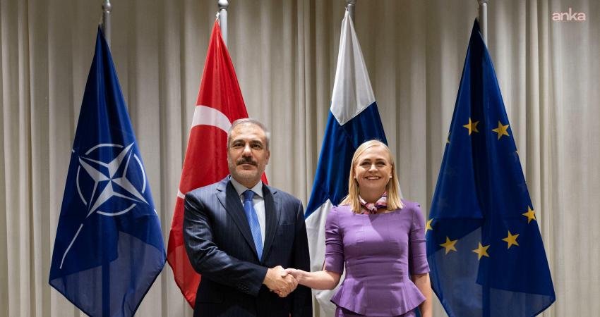 Finlandiya Dışişleri Bakanı Elina Valtonen, Dışişleri Bakanı Hakan Fidan ile
