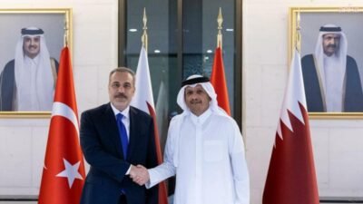 Dışişleri Bakanı Hakan Fidan, Katar  Başbakanı ve Dışişleri Bakanı