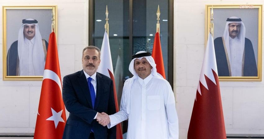 Dışişleri Bakanı Hakan Fidan, Katar  Başbakanı ve Dışişleri Bakanı