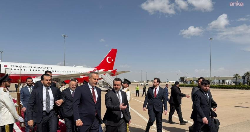 Dışişleri Bakanı Hakan Fidan bugün çeşitli temaslarda bulunmak üzere Suriye'ye