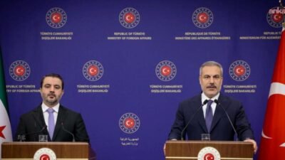 Dışişleri Bakanı Hakan Fidan, Suriye Dışişleri Bakanı Esad Hasan Şeybani ile görüştü.