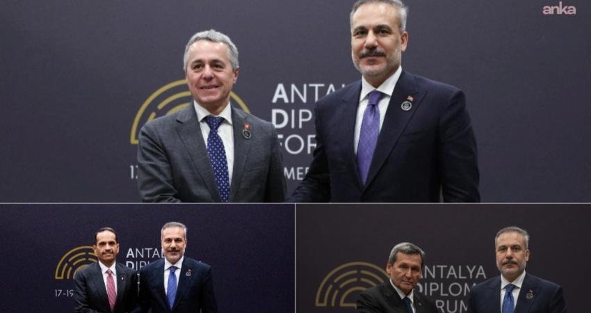 Dışişleri Bakanı Hakan Fidan, Antalya Diplomasi Forumu kapsamında çeşitli temaslarda