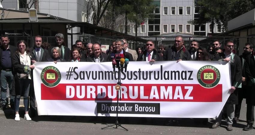Diyarbakır Barosu Başkanı Abdulkadir Güleç, "Son dönemde hukukun temel ilkeleriyle