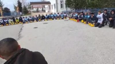 Doruk Madencilik işçilerinin alacaklarının ödenmesi talebiyle başlattığı Ankara yürüyüşü sekizinci