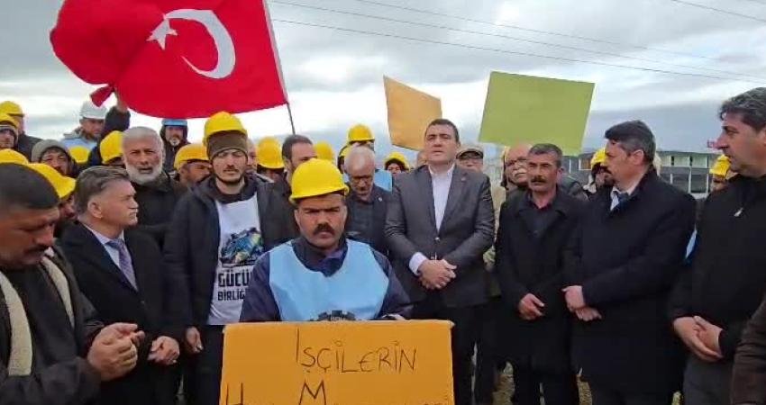 CHP Genel Başkan Yardımcısı Ulaş Karasu, ücret ve tazminatlarının ödenmesi talebiyle Ankara’ya