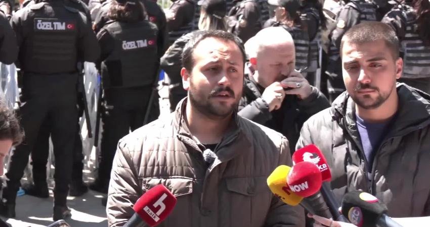  Kurtuluş Parkı'nda oturma eylemini sürdüren Doruk Madencilik işçileri, Enerji ve Tabii