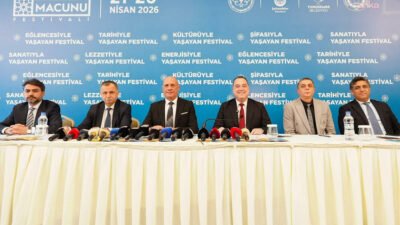 486'ncı Uluslararası Manisa Mesir Macunu Festivali'nin tanıtım toplantısında konuşan Manisa
