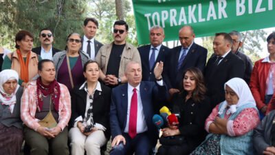 Zafer Patisi Genel Başkanı Ümit Özdağ, Muğla'da Akbelen Ormanı çevresindeki