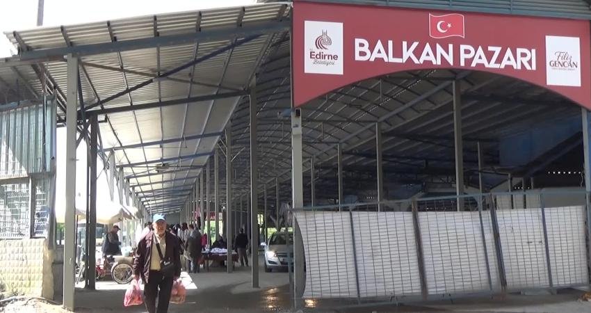Edirne’de pazar esnafı Mustafa Çelik, "Kapya biberi bir kilo, yarım