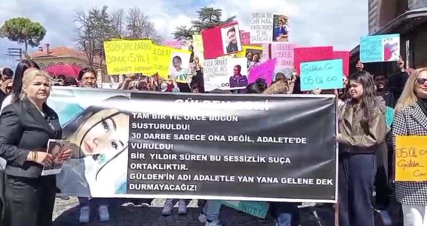 Edirne’de Gülden Coni için adalet yürüyüşü: “Mezarına gidip ona ‘Güldenim rahat uyu, adalet yerini buldu’ demek isterdim” Edirne'de geçen yıl bugün 30 bıçak darbesiyle öldürülen 15 yaşındaki