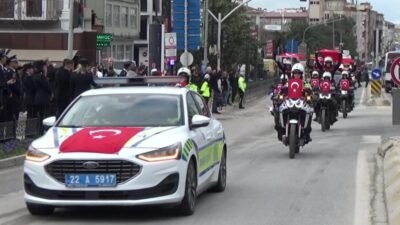 Edirne'de Türk Polis Teşkilatı’nın kuruluşunun 181’nci yıl dönümü dolayısıyla tören