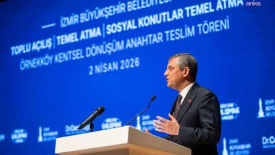 CHP Genel Başkanı Özgür Özel, İzmir Büyükşehir Belediyesi'nin toplu açılış