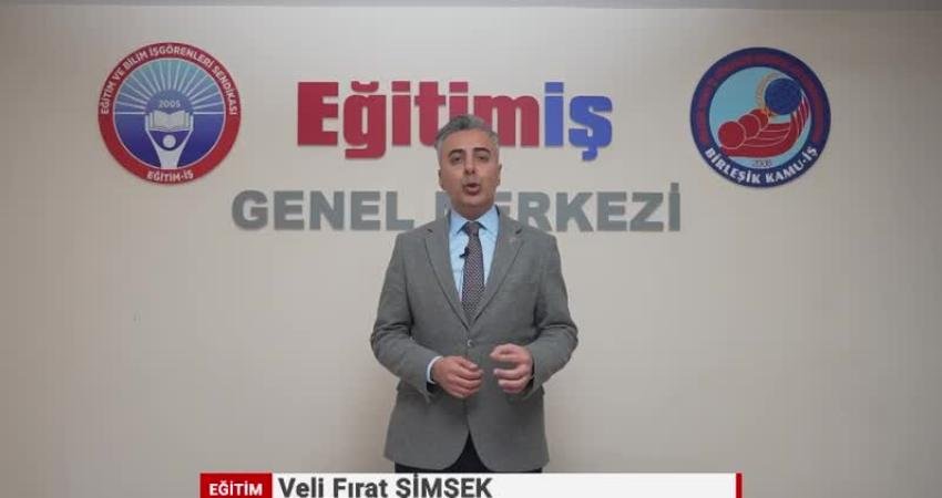 Eğitim-İş Genel Eğitim Sekreteri Şimşek’den “Gençlerden Atatürk’e Mektup Yarışması”na ilişkin açıklama: Tüm engelleme çabaları nafiledir Eğitim-İş Genel Eğitim Sekreteri Veli Fırat Şimşek, Milli Eğitim Bakanlığı'nın (MEB)