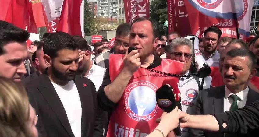 İYİ Partili Taşcı: “Çocuklardan katil üreten, çocukları katilleştiren bir düzeni organize bir şekilde inşa ettiniz çeyrek asırda” Eğitim-İş'in Milli Eğitim Bakanlığı önüne yürümek için başlattığı eyleme destek