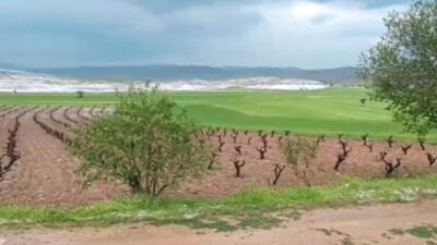 Elazığ'da pazar günü öğle saatlerinde bşlayan yoğun sağanak akşamüstü dolu