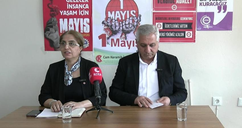Emek Partisi Genel Başkanı Seyit Aslan, yaklaşan 1 Mayıs öncesi DİSK/Gıda-İş’e