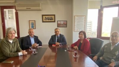 Emek Partisi (EMEP) Genel Başkanı Seyit Aslan ve beraberindeki parti