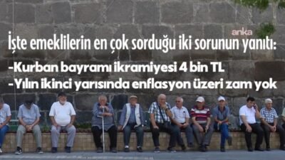  Milyonlarca emeklinin, son dönemde sıkça sorduğu, "Kurban bayramı ikramiyesi ne