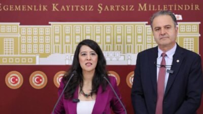 Emek Partisi (EMEP) Milletvekilleri Sevda Karaca ve İskender Bayhan, Ankara