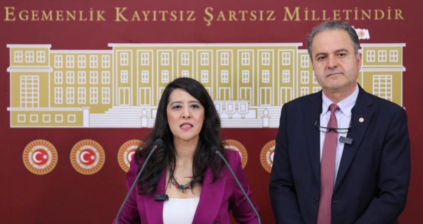 Emek Partisi (EMEP) Milletvekilleri Sevda Karaca ve İskender Bayhan, Ankara