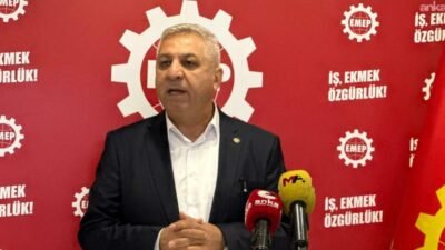 EMEP Genel Başkanı Seyit Aslan, Emeklilikte Adalet Derneği'nin (EMADDER) bugün