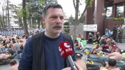 Türkiye İşçi Partisi Genel Başkanı Erkan Baş, madencilerin haklarını alarak