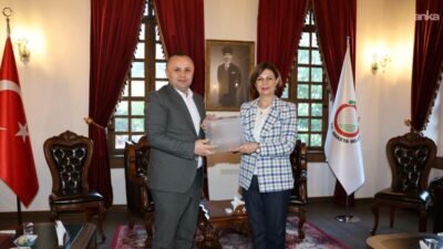 Eskişehir Büyükşehir Belediye (EBB) Başkanı Ayşe Ünlüce, Amasya Belediye Başkanı