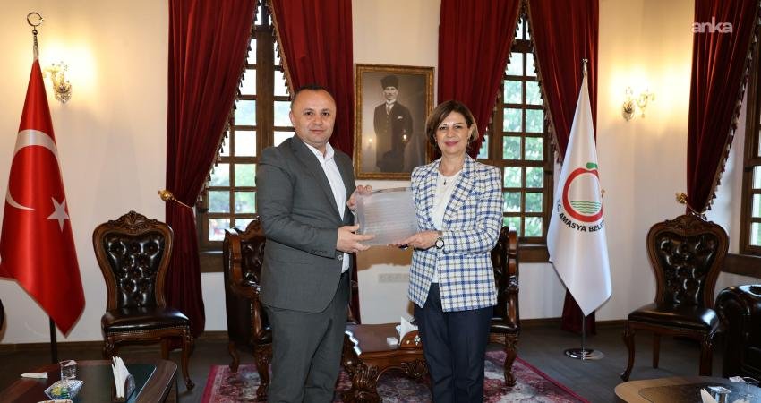 Eskişehir Büyükşehir Belediye (EBB) Başkanı Ayşe Ünlüce, Amasya Belediye Başkanı