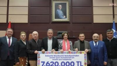 Eskişehir Büyükşehir Belediyesi, amatör spor kulüplerine toplamda 7 milyon 620 bin