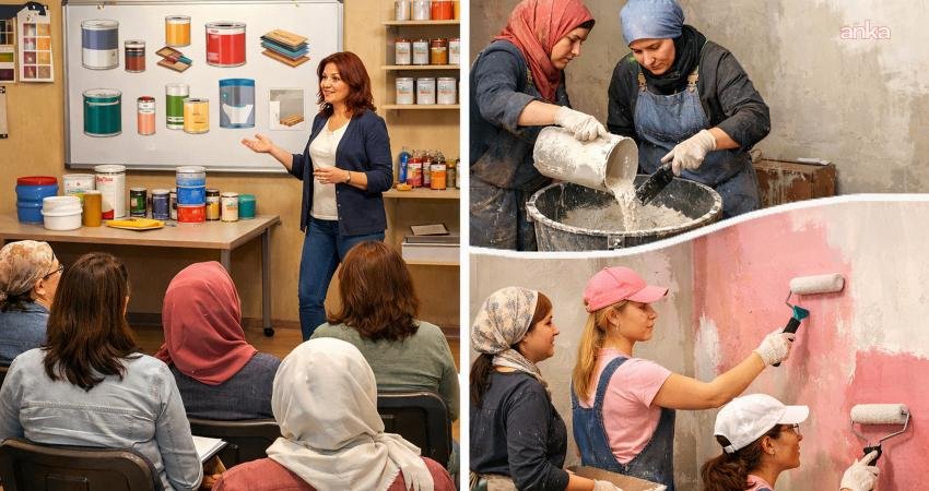 Eskişehir Büyükşehir Belediyesi’nden “Kadınlar için Alçı ve Boya Kursu” eğitim programı Eskişehir Büyükşehir Belediyesi, kadınların günlük yaşamda karşılaştıkları teknik sorunlara çözüm