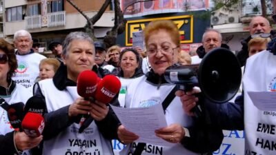 Tüm Emeklilerin Sendikası Eskişehir Şubesi Temsilciler Kurulu Üyesi Neriman Eken,