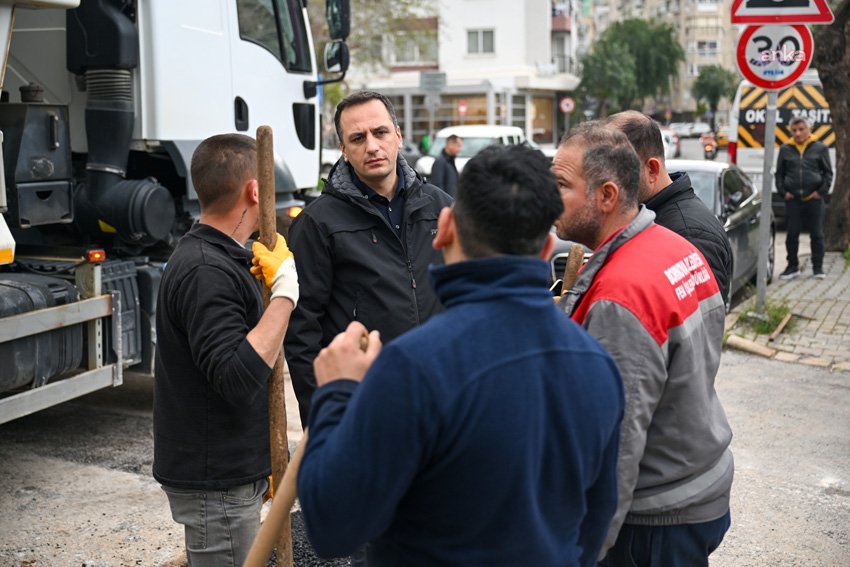 Bornova’da Zafer Caddesi’nde yenileme çalışmaları sürüyor Bornova Belediye Başkanı Ömer Eşki, Kazım Dirik Mahallesi’ndeki Zafer Caddesi’nde