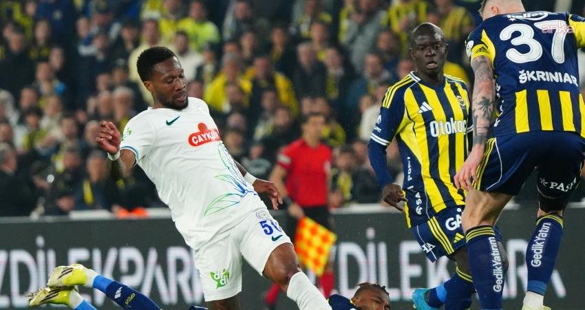 Fenerbahçe, Süper Lig’in 30. haftasında Rizespor ile 2-2 berabere kaldı