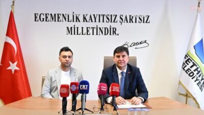 Fethiye Belediye Başkanı Alim Karaca, DMD hastası Yusuf Eymen'in tedavisi