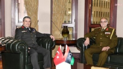 Genelkurmay Başkanı Orgeneral Selçuk Bayraktaroğlu, Ankara'da Libya Kara Kuvvetleri Komutanı