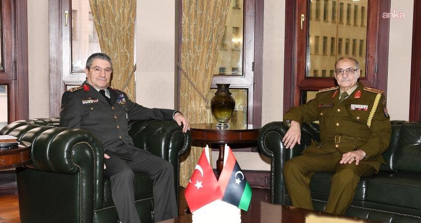 Genelkurmay Başkanı Orgeneral Selçuk Bayraktaroğlu, Ankara'da Libya Kara Kuvvetleri Komutanı