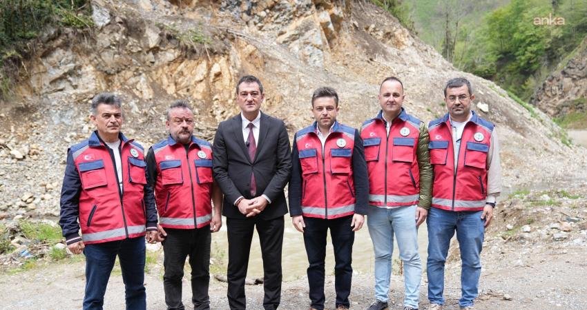 Devlet Su İşleri tarafından yürütülen Giresun İkisu İçme Suyu Projesi'nin