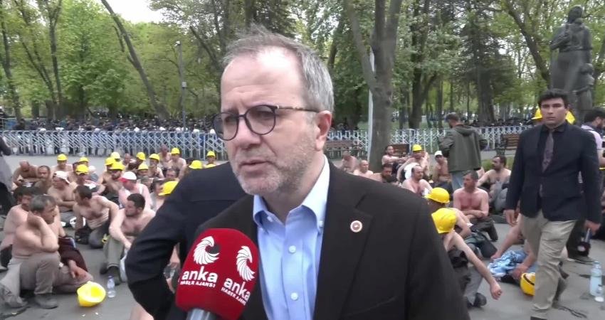 CHP Ankara Milletvekili Okan Konuralp, Bağımsız Maden İş Başkanı Gökay Çakır