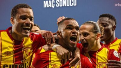 Trendyol Süper Lig'in 31. haftasında Göztepe, sahasında Hesap.com Antalyaspor'u 2-0