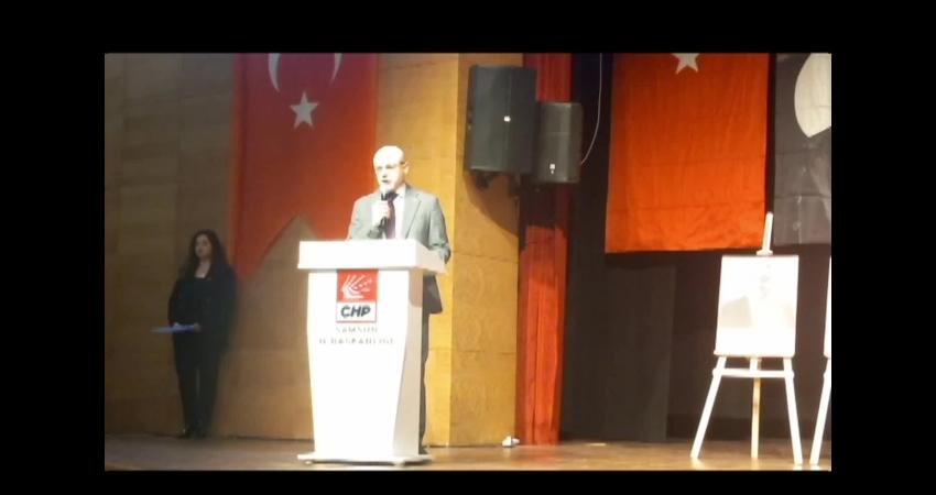 CHP Samsun İl Örgütü'nün düzenlediği “Gerçekleri bilmeye hakkınız var” söyleşisinde