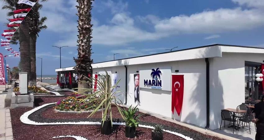 Güzelbahçe Belediyesi, ilçenin sosyal yaşamına değer katacak projelerden Güzbel Marin’i,