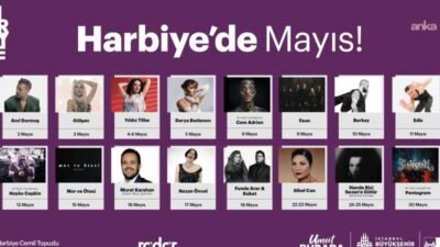 İstanbul’un en prestijli etkinlik mekânlarından Harbiye Cemil Topuzlu Açık Hava